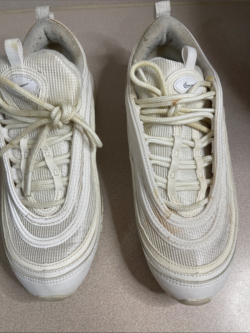 Nike Air Max 97 Triple White Sneakers Women's Size 7 (EU 40)